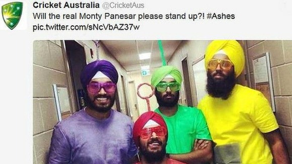 The offensive tweet has since been deleted by Cricket Australia.