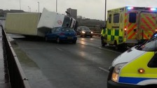 Major delays and flood warnings
