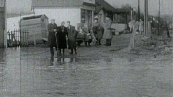 Many homes were damaged or destroyed by the flood.