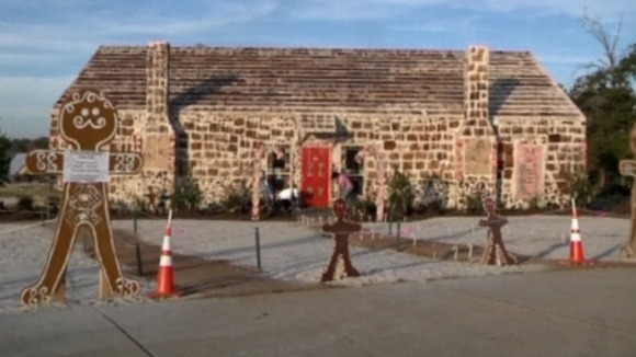 The world's biggest gingerbread house.