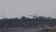 Aircraft aborts landing at Birmingham Airport
