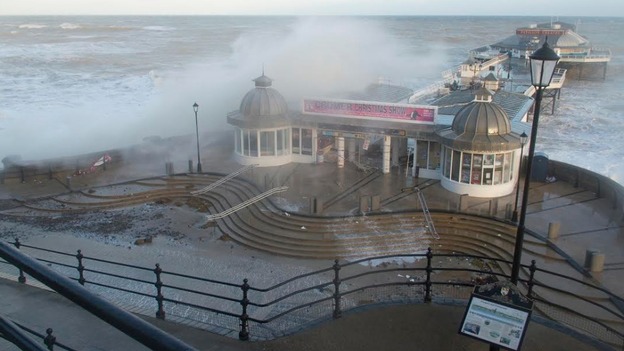 Cromer Pier takes another hit.