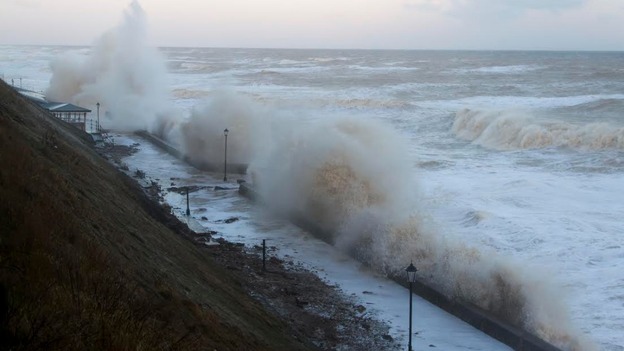 The scene in Cromer this morning.