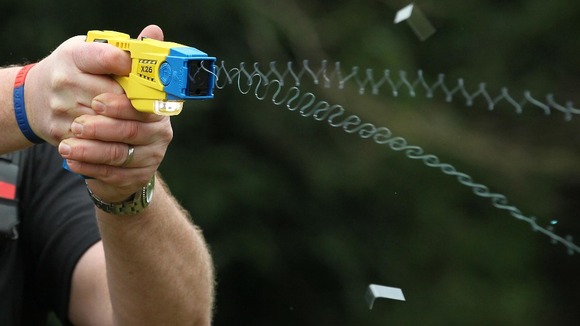 Police Tasered the boy on school grounds.