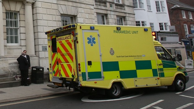 One patient was forced to wait for more than six hours in an ambulance