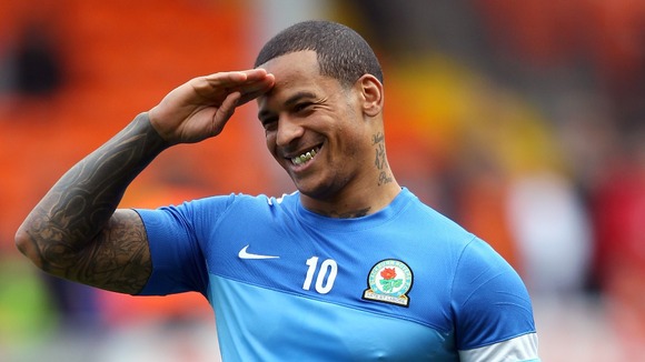 Blackburn Rovers forward DJ Campbell