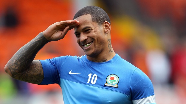 Blackburn Rovers forward DJ Campbell