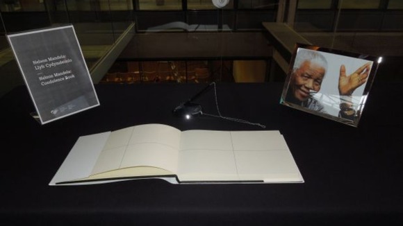 Nelson Mandela Book of Condolence, Senedd