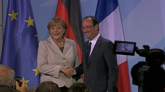 Chancellor Merkel and President Hollande