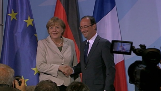 Chancellor Merkel and President Hollande