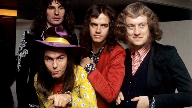 Slade at the Melody Maker Awards ceremony in 1973