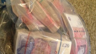 £80,000 seized by police