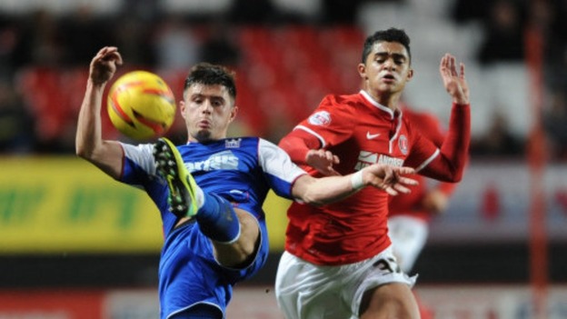 Cresswell in action against Charlton Athletic last month.