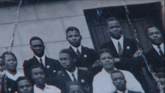 The first known picture of Nelson Mandela when at school.