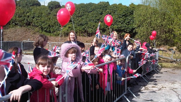 The pupils of Springfield Primary School in Burnley