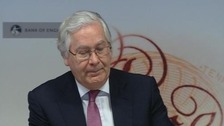 Bank of England governor, Sir Mervyn King