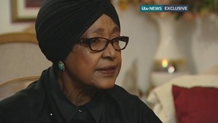 Winnie Mandela speaks exclusively with ITV News.