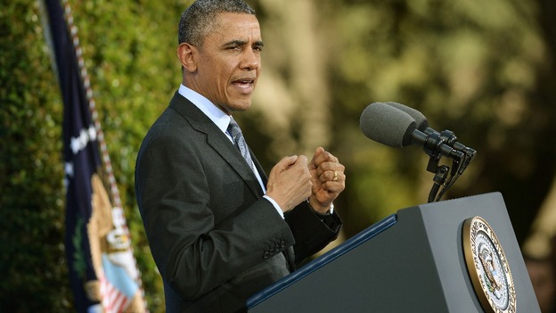 US President Barack Obama has spoken out on gun control one year on from the Sandy Hook massacre