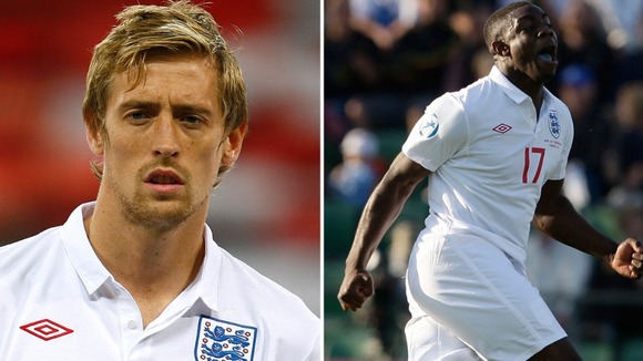 Peter Crouch and Micah Richards