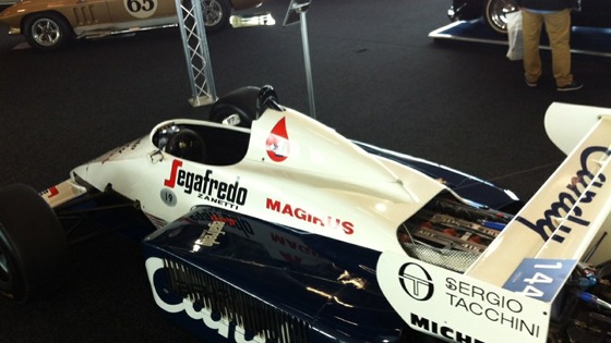 Ayrton Senna's car at Silverstone auction 