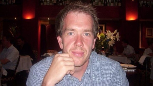 Craig Dargue on his honeymoon before he was diagnosed with melanoma.