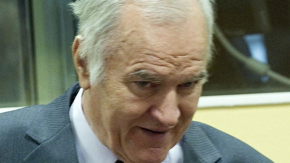 Ratko Mladic, the former Commander of Bosnian Serb Army