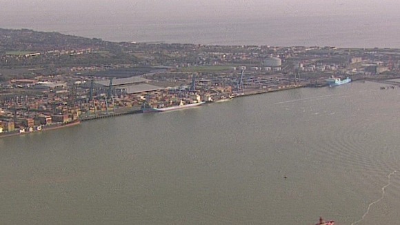 The Port of Felixstowe.