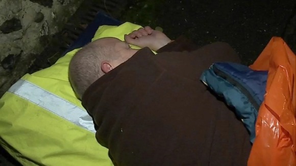 The number of people sleeping rough in the East is said to be on the rise.