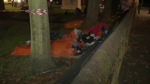 Nationally there's been a 31% increase in the number of people sleeping rough in the last two years.