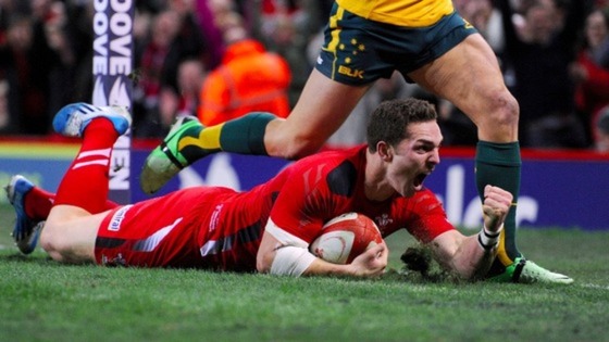 George North scoring