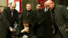 Ronnie Biggs seen during one of his last public appearances this year