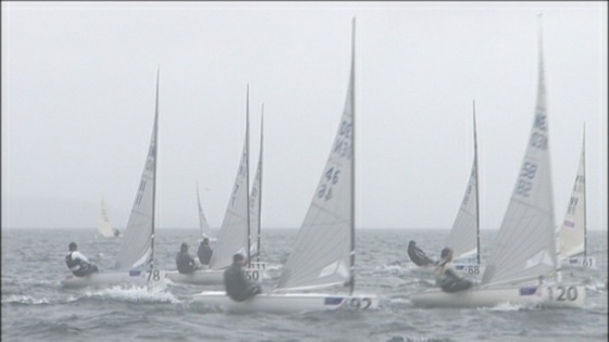 sailors competing in Finn Gold Cup