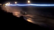 Heavy winds and rain batter west country
