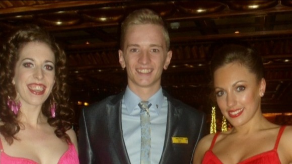 Former cruise ship dancer James Thomas
