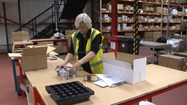 Worker in factory