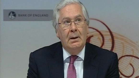 Governor of the Bank of England Mervyn King.