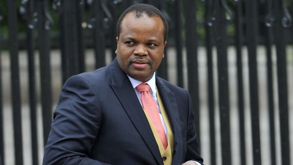King of Swaziland King Mswati III's invitation to Jubilee sparks protests