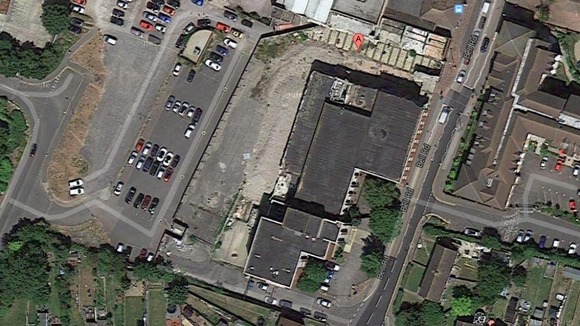 Aerial view of the Bell Shopping Centre