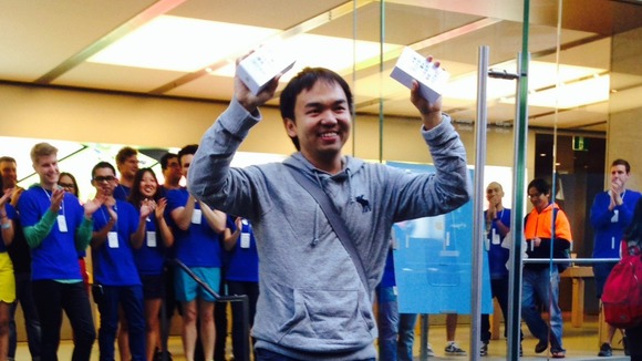Jimmy Gunawan was first person to get his hands on the iPhone 5 after queuing for 20 hours in September.