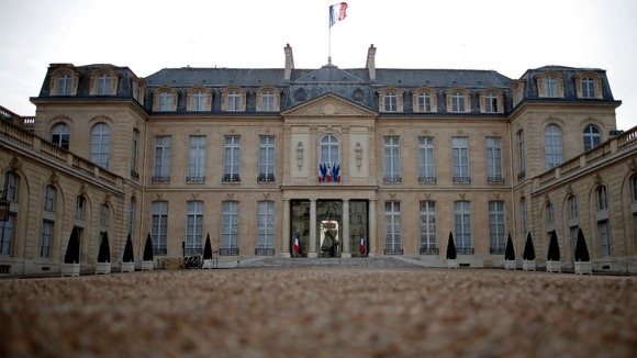 The Elysee Palace, the official residence of the French President.