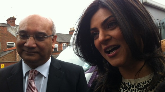 MP Keith Vaz and Sushmita Sen
