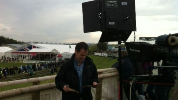 ian axton at devon county show