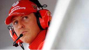 Former Ferrari driver Michael Schumacher