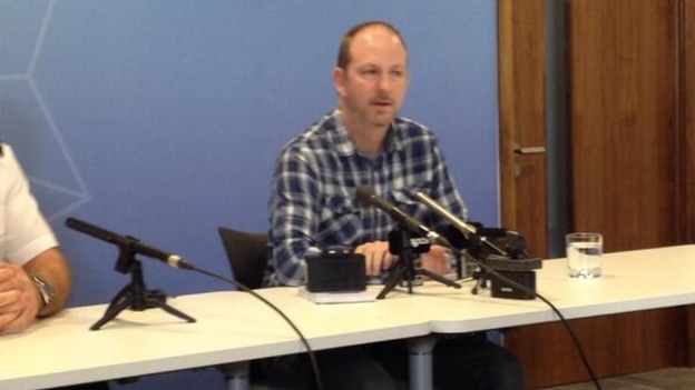 Adam Pickup's father Chris