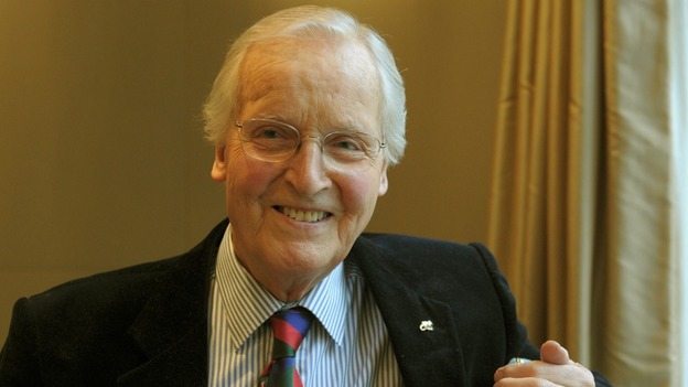 TV and radio personality Nicholas Parsons.