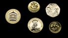 Five new coin designs which will go into circulation on January 1.