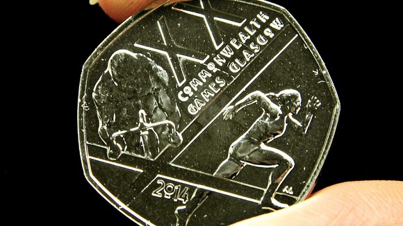 A new 50p coin featuring a Commonwealth Games design.