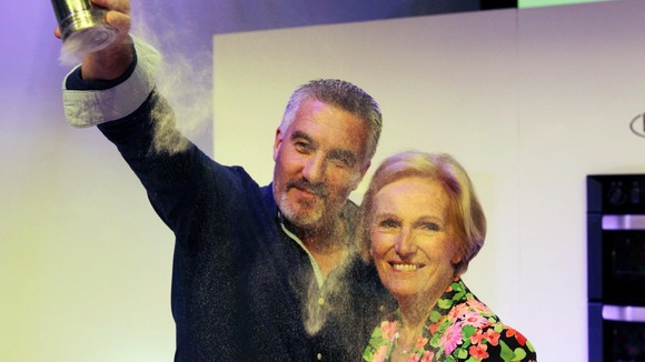 Paul Hollywood with Mary Berry