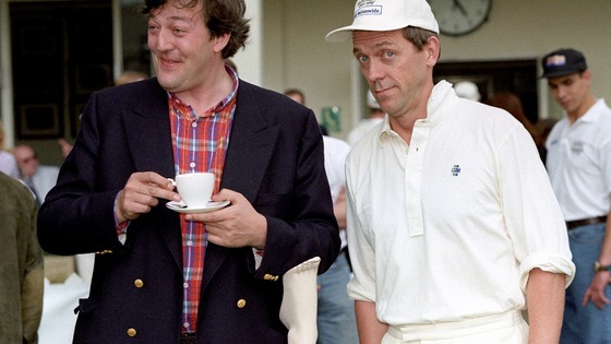 Stephen Fry (left) and Hugh Laurie