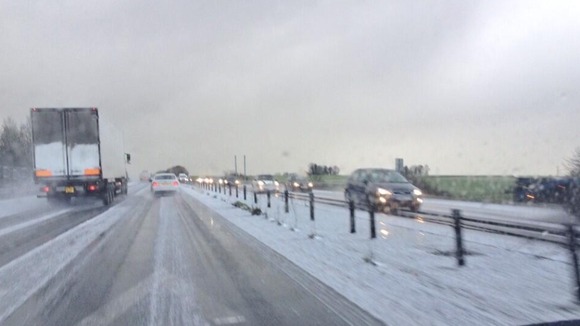 The M11 between Duxford and Stansted.